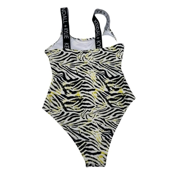 Kendall + Kylie Acid Zebra One-piece Swimsuit NWOT - Picture 4 of 6